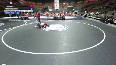 113 lbs 5th Place Match - Tyson Kelley vs Steven Garcia