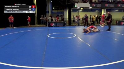 110 lbs Champ. Rd Of 16 - Atticus Salinas, Gold Rush Wrestling vs Mason Wright, Suples Wrestling Club