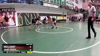 150 lbs Champ. Round 2 - Matty Toohey, Upper Arlington HS vs Xavier Hendon, Columbia (Columbia Station)