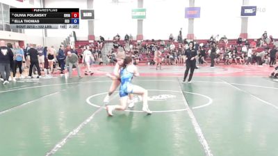 102 lbs Semifinal - Olivia Polansky, Choate Rosemary Hall vs Ella Thomas, Red Rose Wrestling Club/poland Seminary