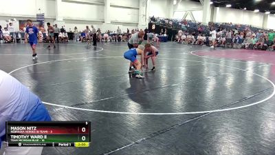 138 lbs Semis & Wb (16 Team) - Timothy Ward II, Team Michigan Blue vs Mason Nitz, Nebraska Heroes (B Team)