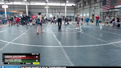 70 lbs Champ. Round 1 - Mackson Brown, Legacy Wrestling Academy vs Carson Montenegro, Homedale Wrestling Club