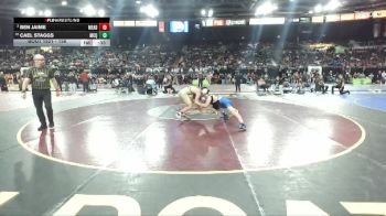 138 lbs 7th Place Match - Cael Staggs, McQueen Nevada vs Ben Jaime, Mead