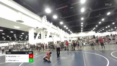 70 lbs Final - Rudy Mcallister, Juggernaut WC vs Cirrus Villarruel, McKinleyville Panthers