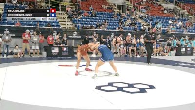 145 lbs Champ. Rd Of 64 - Nyla Bolles, Nebraska vs Brooke Grajczyk, South Dakota