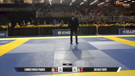 Zoe Riley Soth vs Lennox Everlee Parker 2025 Pan Kids Jiu-Jitsu IBJJF Championship
