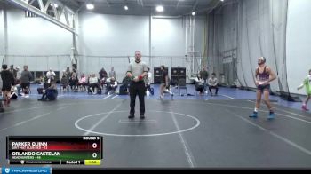 130 lbs Round 5 (6 Team) - Parker Quinn, Grit Mat Club Red vs Orlando Castelan, Headhunters