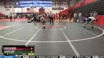 Round 1 - Corbin West, Benton Community vs Lucas Gauger, Center Point-Urbana