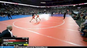 D1-126 lbs Semifinal - Collin McDowell, Arrowhead vs Lucas Peters, Kaukauna