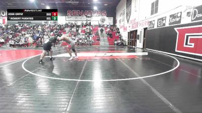 285 lbs Semifinal - Robert Fuentes, Declo vs Jose Ortiz, Shoshone