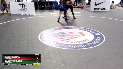 92 lbs Quarterfinal - Julio Montoya, California vs Gilberto Solorio, California