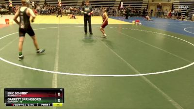 130 lbs Semis & 1st Wrestleback (8 Team) - Eric Schmidt, Wabasso vs Garrett Springborg, Owatonna