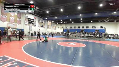 150 Boys Quarterfinal - Mason Navarro, Holtville vs Chris Villegas, Rancho Bernardo