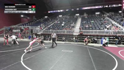 80 lbs Rr Rnd 3 - Mia Hanger, Riverton USAW vs Hadleigh Ray, Lawrence Elite
