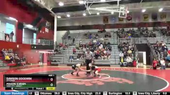 126 lbs Quarterfinal - Mason Karam, Iowa City, Liberty vs Dawson Goodwin, Ottumwa