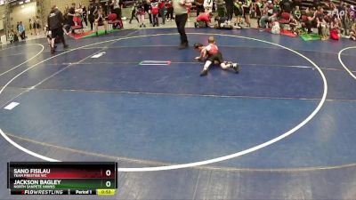 58 lbs Cons. Round 1 - Jackson Bagley, North Sanpete Hawks vs Sano Fisilau, Team Prestige WC