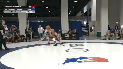 71 kg Cons. Rd Of 32 - Drezdyn Ballard, Texas vs Maximus McCarthy, Curby 3 Style Wrestling Club