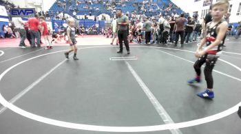 52 lbs Consolation - Nash Broddle, Kingfisher YellowJackets vs Tyde Begley, Choctaw Ironman Youth Wrestling