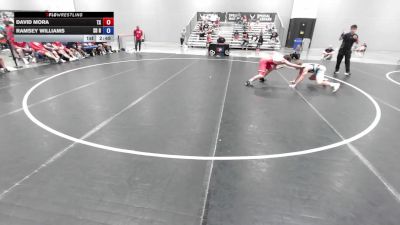 150 lbs David Mora, Texas vs Ramsey Williams, South Dakota Blue