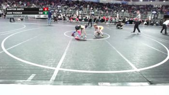 85 lbs Round Of 32 - Sawyer Smith, Lathrop WC vs Jade Thomas, Team Apex