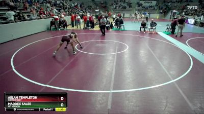 126 lbs Quarterfinal - Aslan Templeton, North Posey vs Maddex Salee, Mt. Vernon