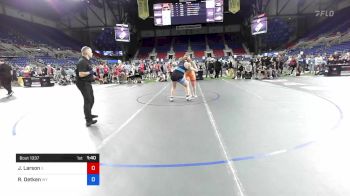 200 lbs Cons 8 #2 - Josephine Larson, Illinois vs Rebecca Oetken, Wyoming