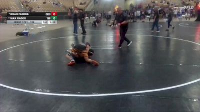 105 lbs Cons. Semi - Noah Flores, Blackman Wrestling Club vs Max Rader, TNWA