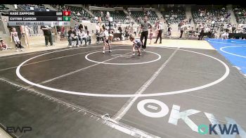 43 lbs Consolation - Kase Zappone, Barnsdall Youth Wrestling vs Cutter Carson, Salina Wrestling Club