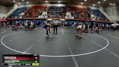175 lbs Champ. Round 1 - Evan Socha, Loyola-Blakefield vs Chase Simmons, St. Mary`s Ryken