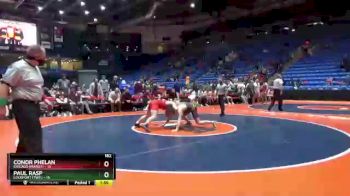 182 lbs Quarterfinals (8 Team) - Paul Rasp, Lockport (Twp.) vs Conor Phelan, Chicago (Marist)