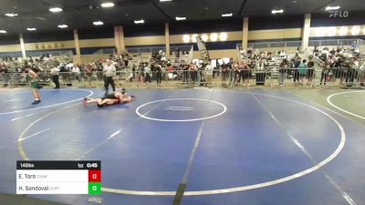 146 lbs Quarterfinal - Emiliano Toro, Stampede WC vs Hector Sandoval, Ocrtc