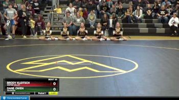 120 lbs Quarterfinal - Brody Kleitsch, Wapsie Valley vs Dane Owen, Anamosa