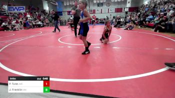 64 lbs Consi Of 4 - Marley Betts, Miami vs Jaxsen Woolman, Vinita Kids Wrestling