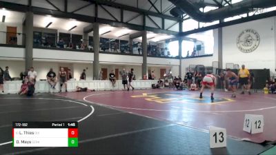 172-182 lbs Quarterfinal - Lyndon Thies, PSF Wrestling Academy vs Duke Mays, Johnsburg Area Wrestling