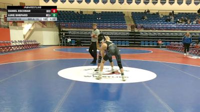 120 lbs Round 2: Quarterfinals - Luke Shepard, West Laurens vs Daniel Escobar, Gilmer County