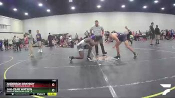 145 lbs Round 3 (4 Team) - Anderson Brayboy, NC Pride Wrestling Black vs Jah-zear Watson, Invictus Wrestling Club