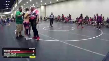 126 lbs Round 5 (10 Team) - Naomie Sylvestre, CLWC / IWC vs Shania Wear, Nebraska Tidal Wave