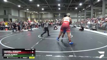 265 lbs Quarterfinal - Maxwell Robinson, South Central Punishers vs Devion Murray, Olathe Raptors