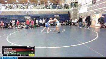 195 lbs Cons. Round 1 - John Ioia, Owyhee High School vs Diego Ratliff, Bonneville Wrestling Club