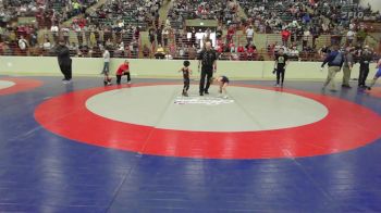 43 lbs Consi Of 8 #2 - Navarro Bullock, Jackson County Wrestling Club vs Troy Pittman, East Forsyth Jr Bronco Wrestling Club