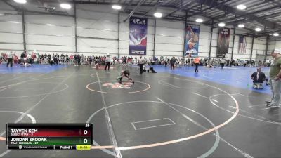 72 lbs Rd# 5- 3:45pm Friday Final Pool - Jordan Skodak, Team Michigan vs Tayven Kem, SELECT Utah