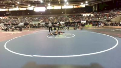 120 lbs Champ. Round 1 - Aldo Duran, Baker/Powder Valley vs Cody Highfill, Douglas