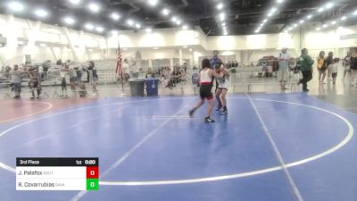 70 lbs 3rd Place - Julian Palafox, Southwest Stallions WC vs Ronan Covarrubias, Savage House WC