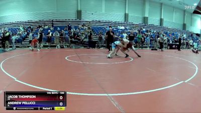 136 lbs Cons. Semi - Jacob Thompson, MI vs Andrew Pellicci, IL