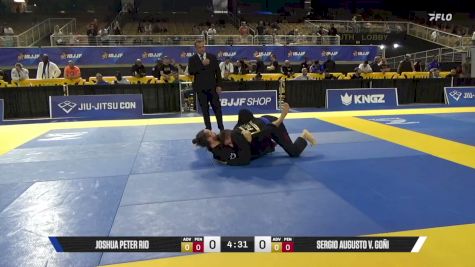 Sergio Augusto V. Goñi vs Joshua Peter Rio 2026 Pan Jiu Jitsu IBJJF Championship
