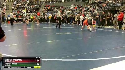 95 lbs Champ. Round 1 - Ryder Parr, Ironhawk vs Carter Williams, Nebraska Boyz