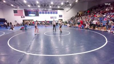 95 lbs Champ. Round 1 - Danny Brennan, Clear Creek Middle School vs Jaxton Hatley, Torrington Middle School