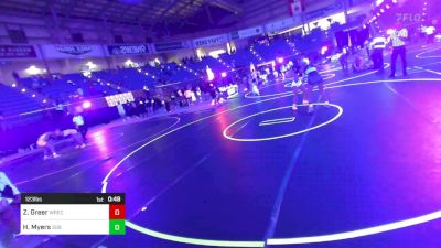 123 lbs Consi Of 4 - Zoe Greer, Wrecking Crew vs Hayleigh Myers, 308 Wr Ac