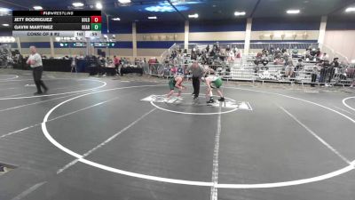 98 lbs Consi Of 8 #2 - Jett Rodriguez, Gold Rush Wr Ac vs Gavin Martinez, Bear Lake WC