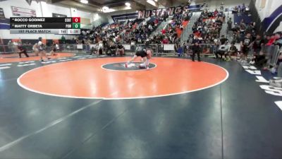 144 lbs 1st Place Match - Rocco Godinez, Centennial (Corona) vs Matty Orbeta, Poway